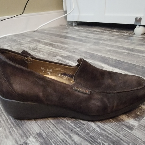 Mephisto brown suede air jet shoes sz 7 - Picture 7 of 12